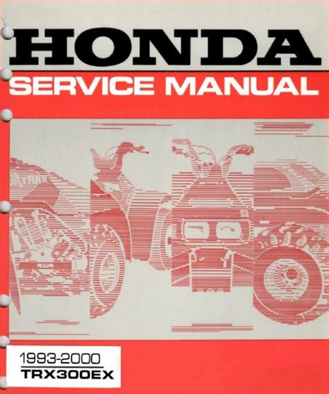 Honda Sportrax 300ex Owners Manual Ebook Kindle Editon